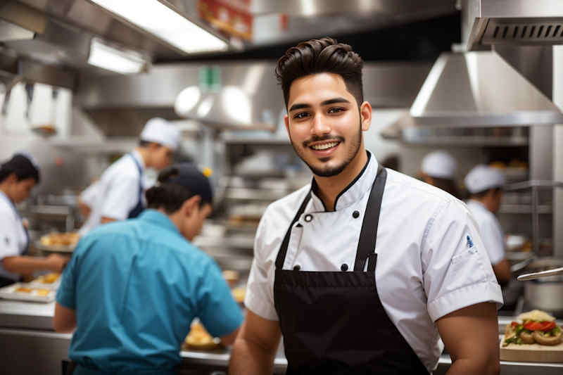 Empleado de un restaurante.