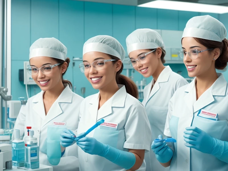 Trabajadores lab dental